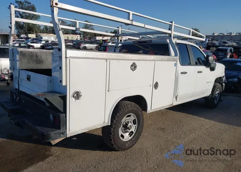 2020 Chevrolet Silverado 2500Hd 2Wd Long Bed Wt из США, поврежденный, VIN 1GB5WLE71LF244855